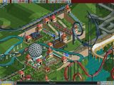 [RollerCoaster Tycoon Deluxe - скриншот №1]
